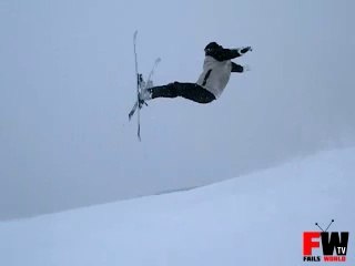 Ski Backflip Fail - Fails World