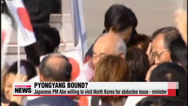 Japanese PM Abe willing to visit North Korea for Japanese abductee issue