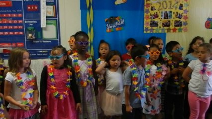 Armaan and classmates singing "Let It Go"