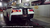 HPE700 Supercharged C7 Corvette Dyno Tested