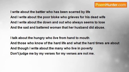 Francis Duggan - Do not Judge Me By My Verses