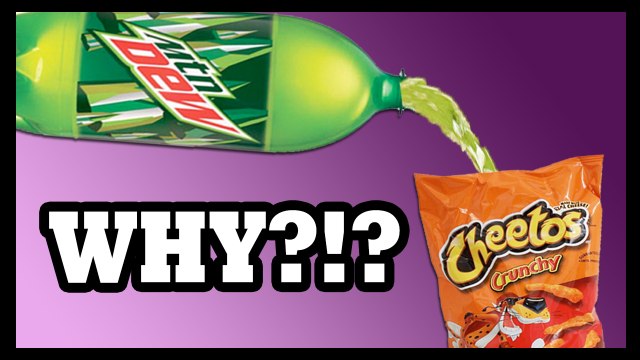 味覚テスト!! Mountain Dew Cheetos and Hot Cans! - Food Feeder