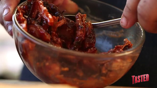 Triple Barbecue, Triple Cheese Grilled Cheese Sandwich - Melt Master