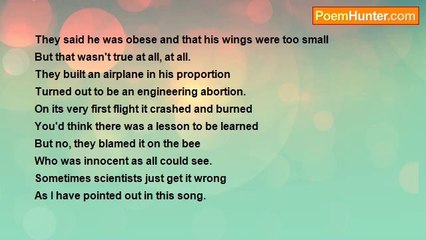 George Hunter - Bumblebees Can Fly