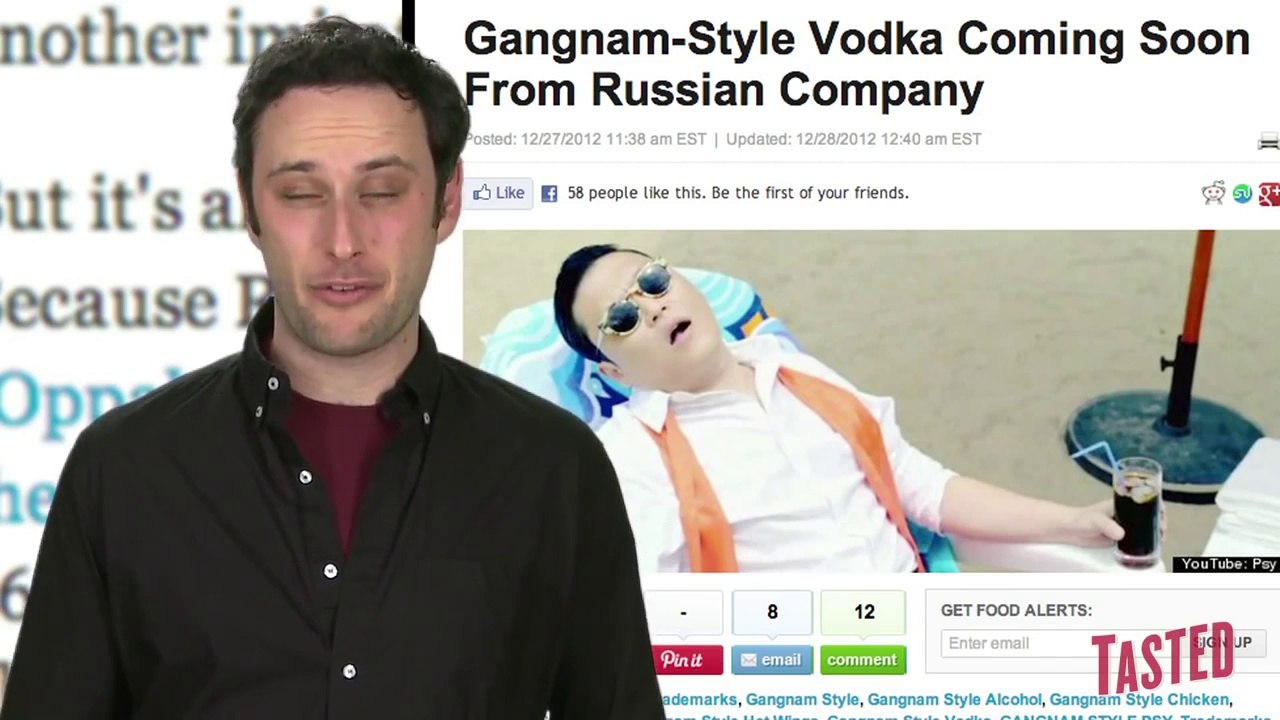 Oppa! It's Gangnam Style Vodka!