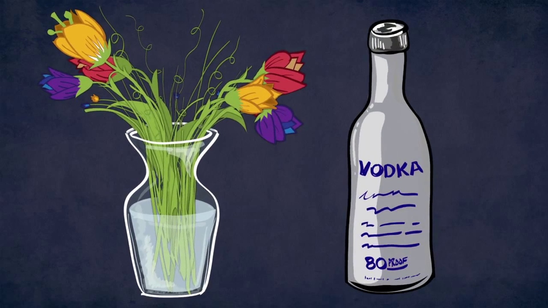 How to Preserve Fresh Flowers With Vodka - video dailymotion