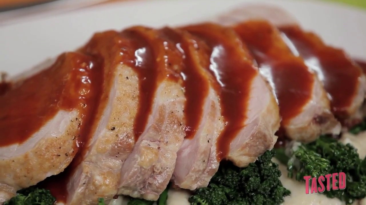 Roast Pork Loin and Barbecue Sauce Recipe