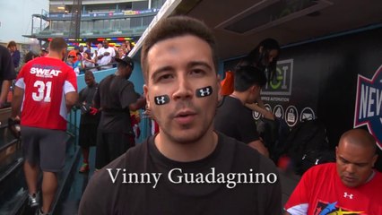 Jersey Shore's Vinny at the 2013 Celebrity Softball Challenge