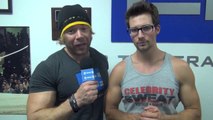 CSweat Challenge #14: Big Time Rush's James Maslow and Eric The Trainer do dips