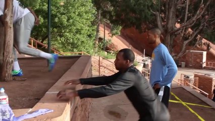 Workout with the Denver Nuggets and Billy Blanks