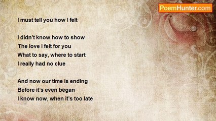 Thea Meggeson - As Our Time Comes To An End