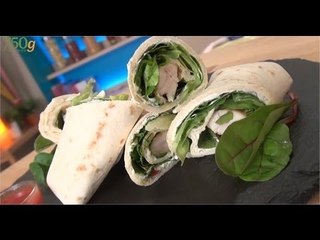 Recette de Wrap au poulet - 750 Grammes