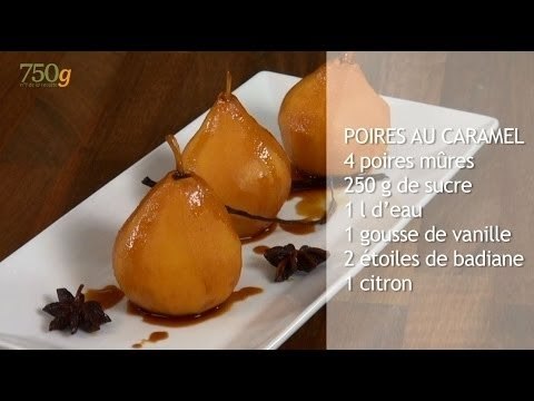Recette de Poires au caramel - 750 Grammes