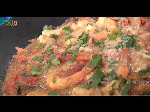 Recette de Crevettes au curry - 750 Grammes