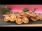 Recette des Palmiers au sucre - 750 Grammes