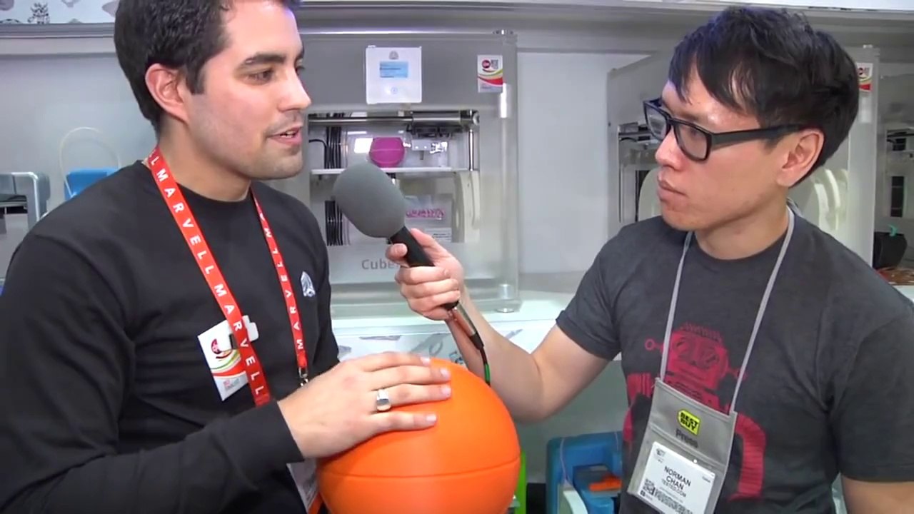 CES 2013: 3D Systems CubeX Trio 3D Printer