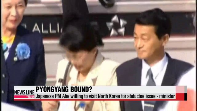Japanese PM Abe willing to visit North Korea for Japanese abductee issue