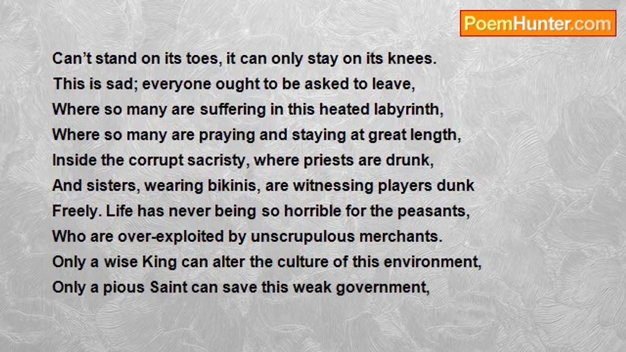 Hebert Logerie - A  Proud Country with Too Many Charities