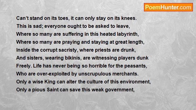 Hebert Logerie - A Proud Country with Too Many Charities