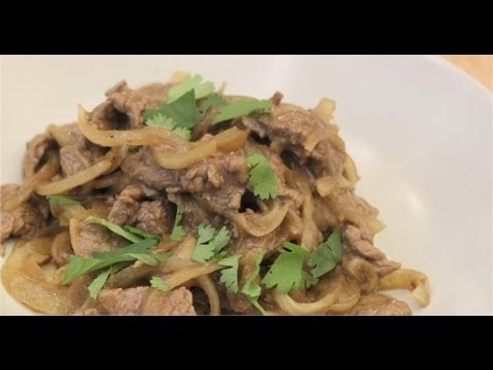 Recette de Boeuf aux oignons à la Chinoise - 750 Grammes