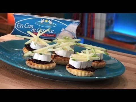 Tartelettes fines à la compotée d'oignons rouges, pommes & En Cas de Caprice - 750 Grammes