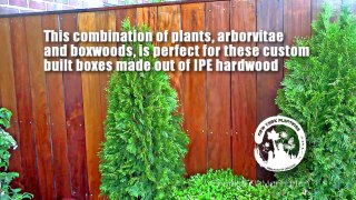 IPE Custom Planter Boxes make your Terrace or Rooftop Garden Outstanding