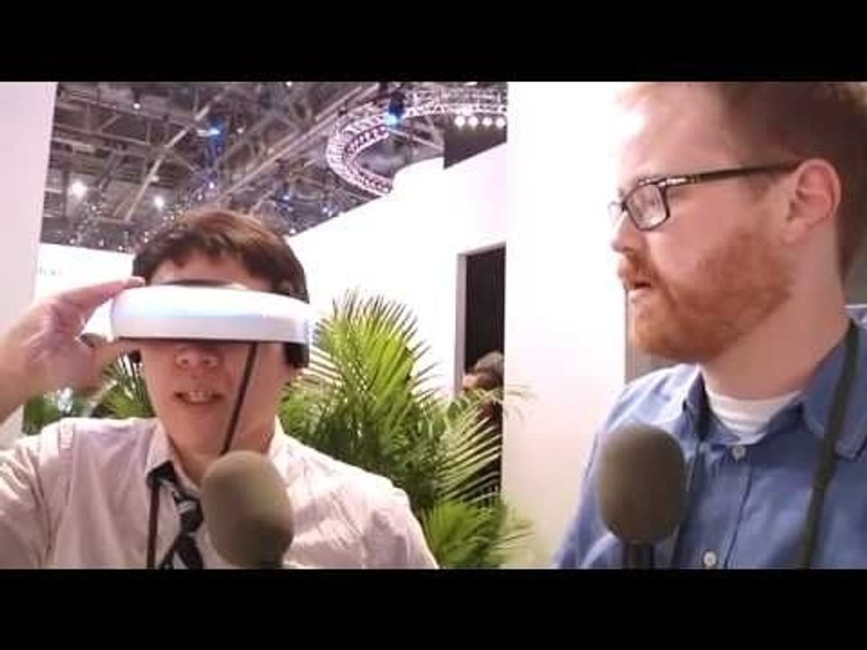 Hands-On Sony OLED 3D Headset (Tested @ CES)