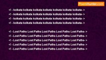 Palas Kumar Ray - Haiku (Senryu)     ~ Lost Paths