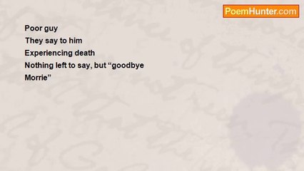 Ocean Myranda - Tuesdays with Morrie Cinquain