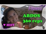[HIIT] Abdos / Cardio en 360 répétitions ♥ Burpees