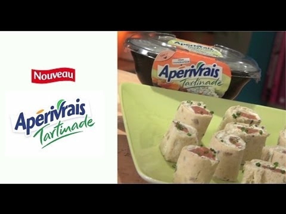 Petits roulés au saumon fumé & Apérivrais tartinade au saumon - 750 Grammes