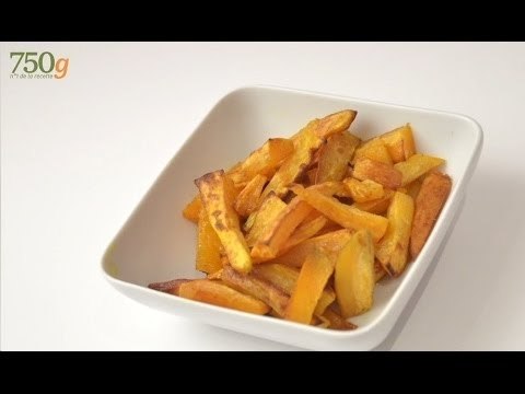 Recette de Frites de patate douce - 750 Grammes