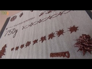 Décor en chocolat - 750 Grammes