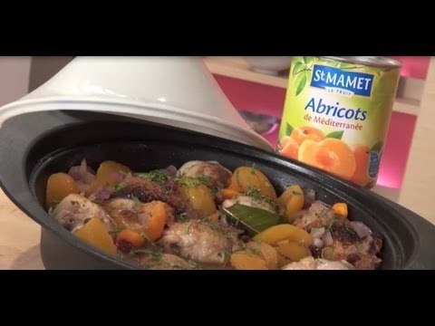 Recette de Tajine de poulet aux abricots - 750 Grammes