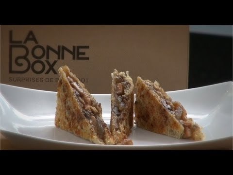Recette du Croque-monsieur au foie gras - 750 Grammes