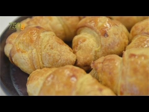 Recette de Croissants feuilletés au saumon - 750 Grammes