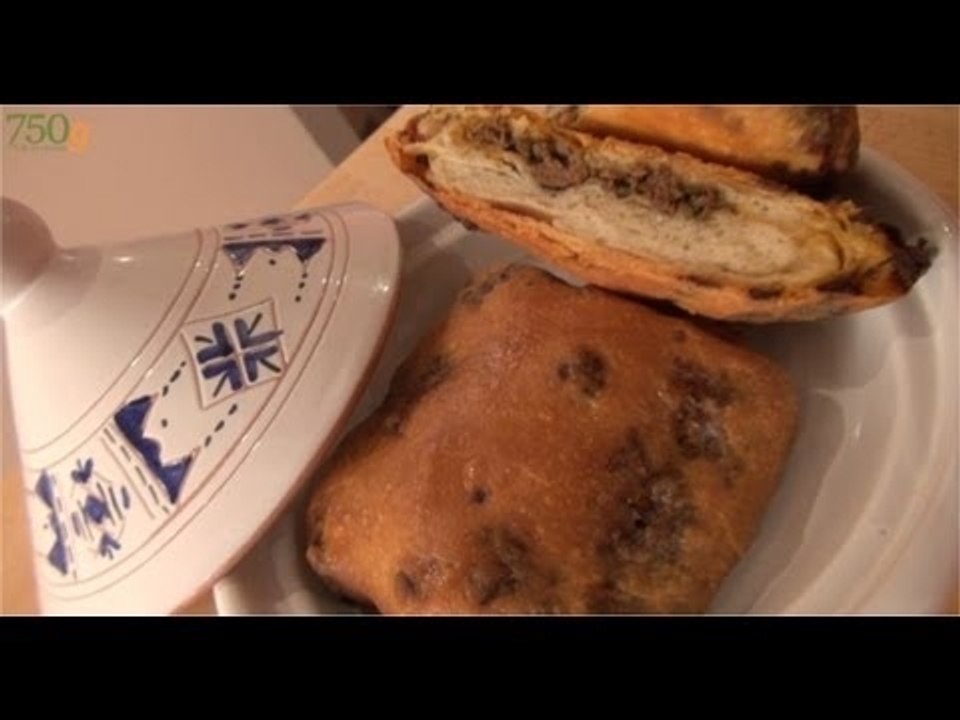 Recette de Feuilletés à la viande ou Rghaif farci - 750 Grammes