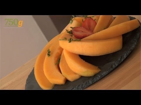Comment peler un melon à vif ? - 750 Grammes