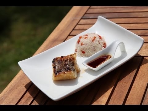 Pavé de lieu jaune demi-sel, laquage soja-mirin - 750 Grammes