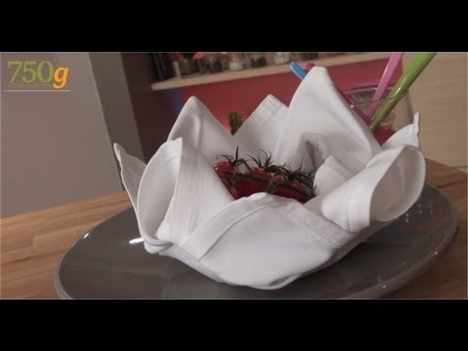 Pliage de serviette en forme de nénuphar - 750 Grammes