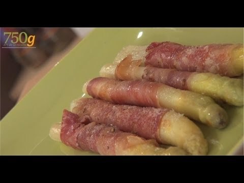 Recette d'Asperges au jambon et au parmesan - 750 Grammes