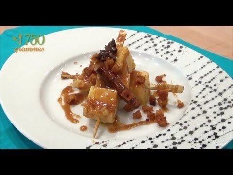 Brochettes ananas caramélisées aux épices - 750 Grammes
