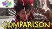 HOOK FIGHT SCENE - With the Real RUFIO! - Homemade Side by Side Comparison
