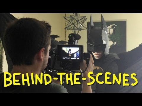 Tim Burton's I'm Batman - Homemade w/ TJ Smith, Jimmy Tatro & Mikey Bolts (Behind The Scenes)