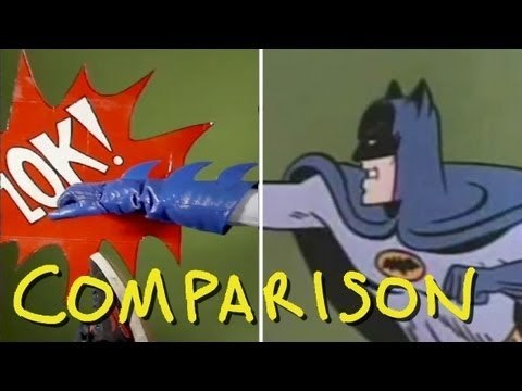 Batman 1966 TV Show Intro - Homemade (Comparison)