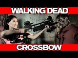 Weapons Test - Walking Dead Crossbow with AtomicMari from Smosh!