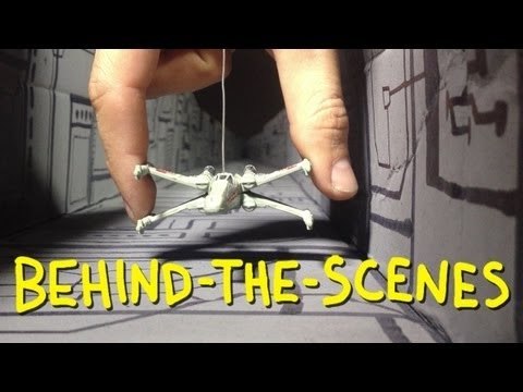 Star Wars - Death Star Trench Run - Homemade with Chris Hardwick (Behind The Scenes)