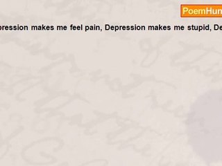 cheyenne riegsecker - Depression makes me