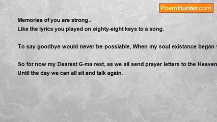 John Michael Marroquin - 'Remembering G-Ma'