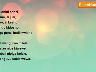 Hudhaifah Siyad - Mapenzi Moto Moto (Swahili Language)